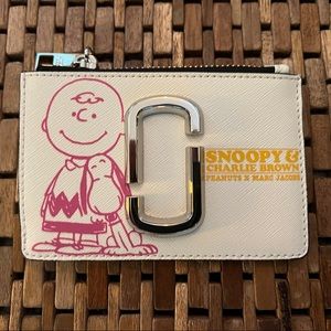 Marc Jacobs x Snoopy Snapshot White Card Wallet